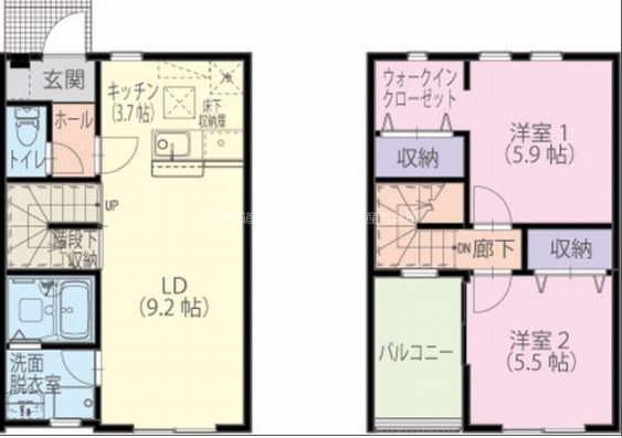 ロワール 間取り図