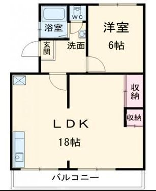 ヴィータ・コリーナ 204号室 間取り