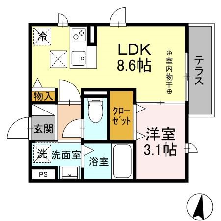 D-Hills見付 間取り図