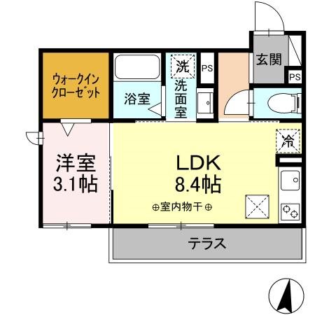 D-Hills見付 間取り図