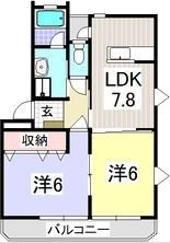 カクサン可美タウン 間取り図