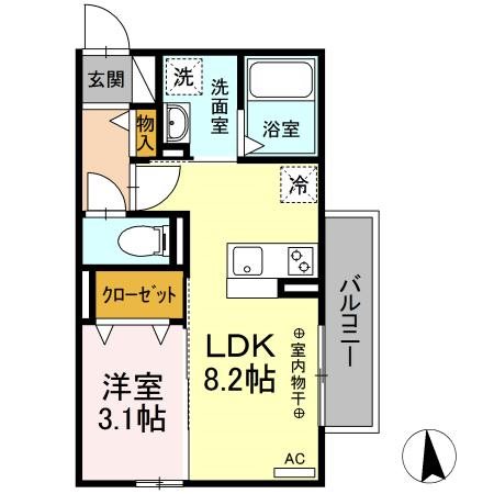 ミラフローレス 間取り図