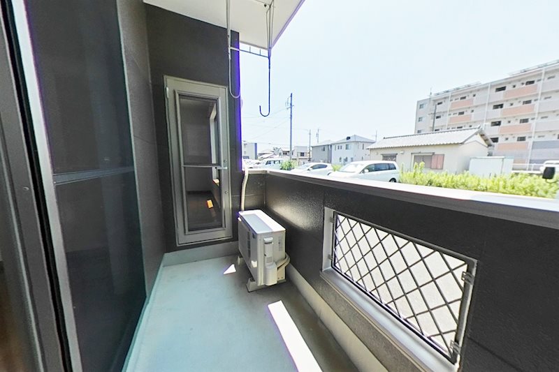 フローラルくろかわ ベランダ