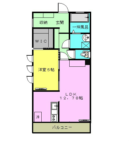 Vivace（ビバーチェ)　Ⅰ 間取り図