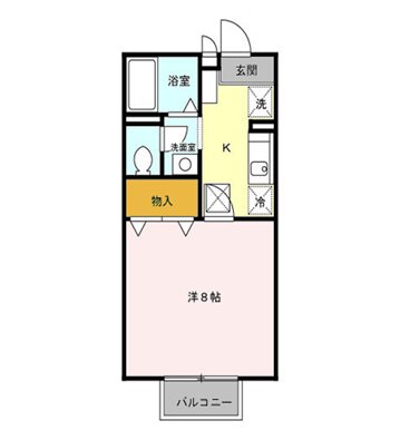 ヴィラ梅小路　Ｂ 間取り図