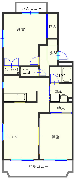ベアーガーデン 間取り
