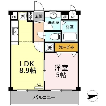 トマトハウスⅠ 間取り図