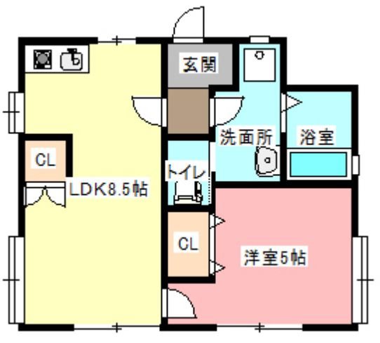 バークレイビラ 間取り図