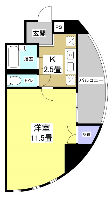 遠鉄ハイツ自校駅ビル 209号室 間取り