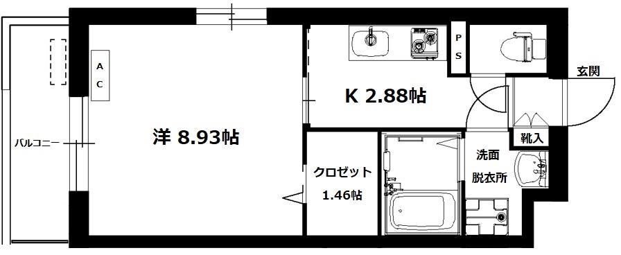 グランストーク城西 間取り図