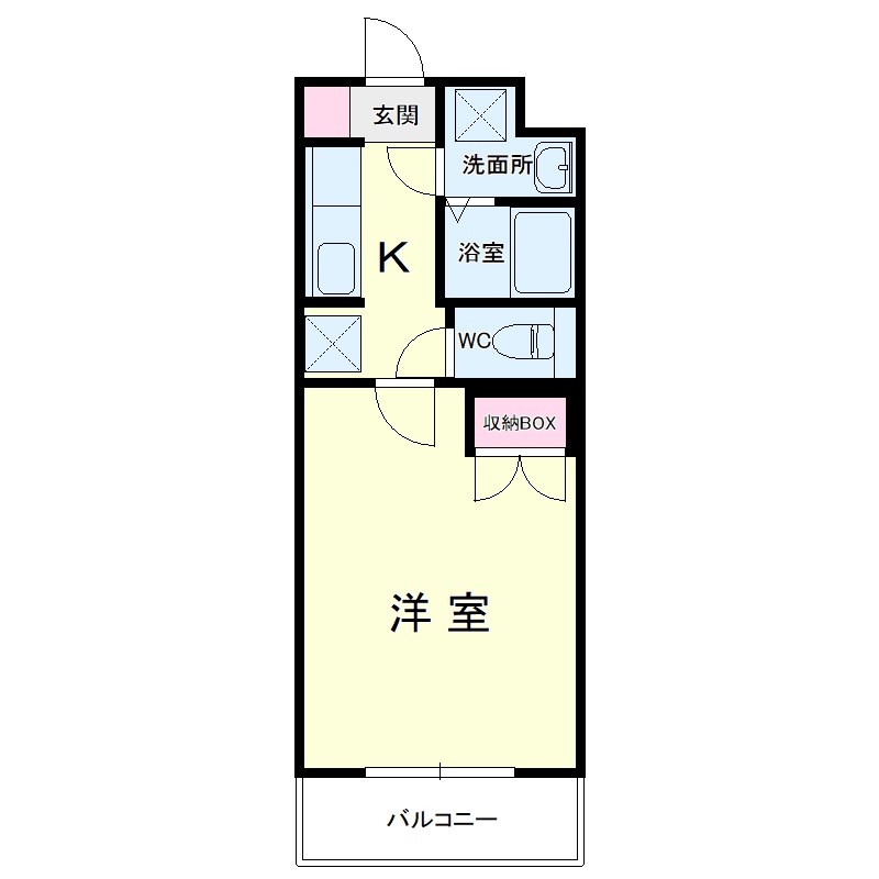 プロムナードⅠ 間取り図