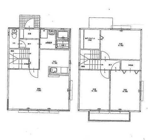 有玉西町借家 間取り図