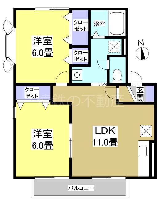 ヴィラ内山 間取り