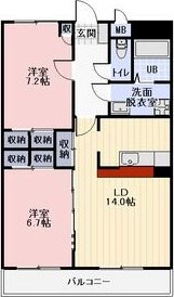 リンピア愛野 102号室 間取り