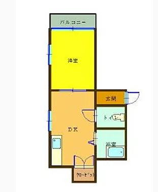 メゾン青葉台NO.6 401号室 間取り