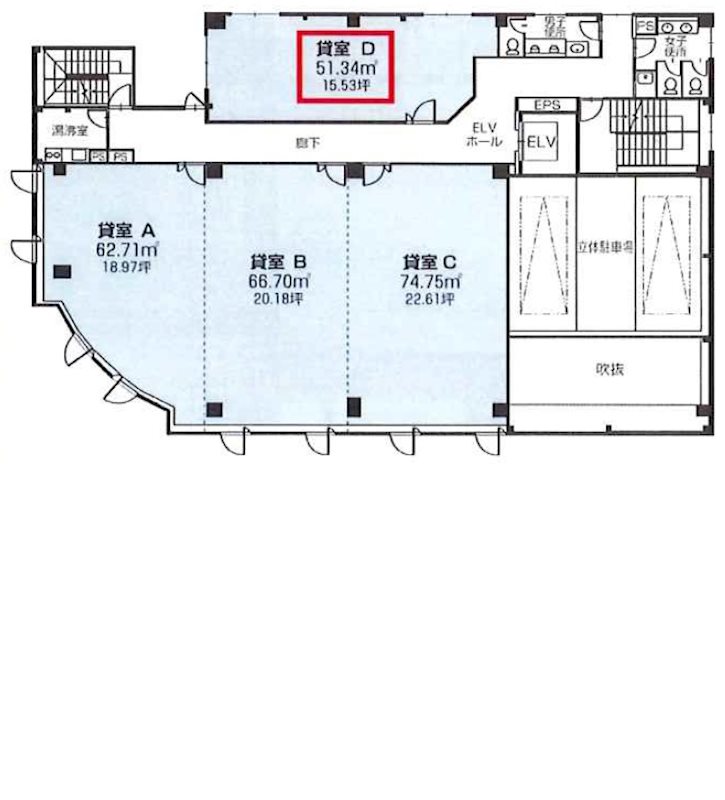浜松青色会館ビル 間取り