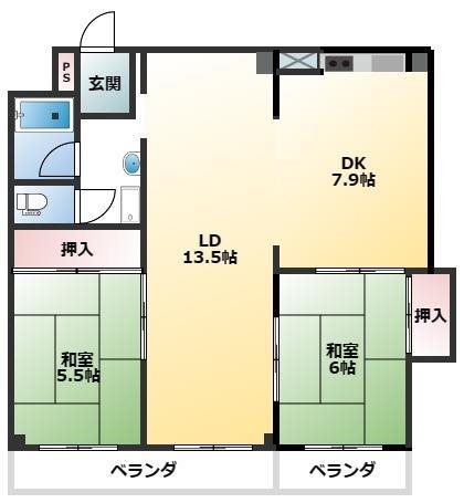チサンマンション 間取り図