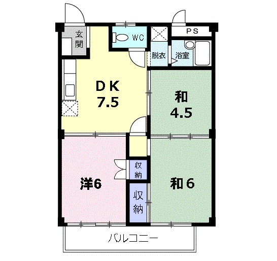 吉田ハイツ 間取り図