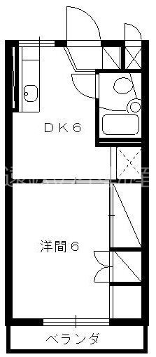 松下レジデンスⅢ 間取り図