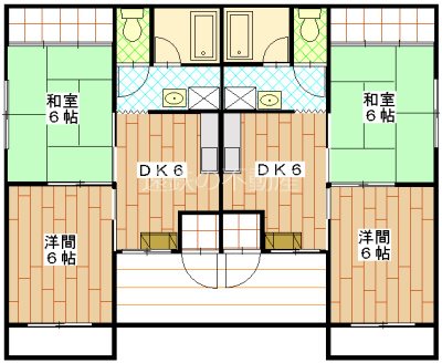 コーポ楓 202号室 間取り