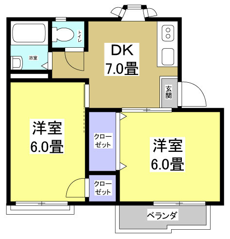 アーバン本郷Ａ 202号室 間取り