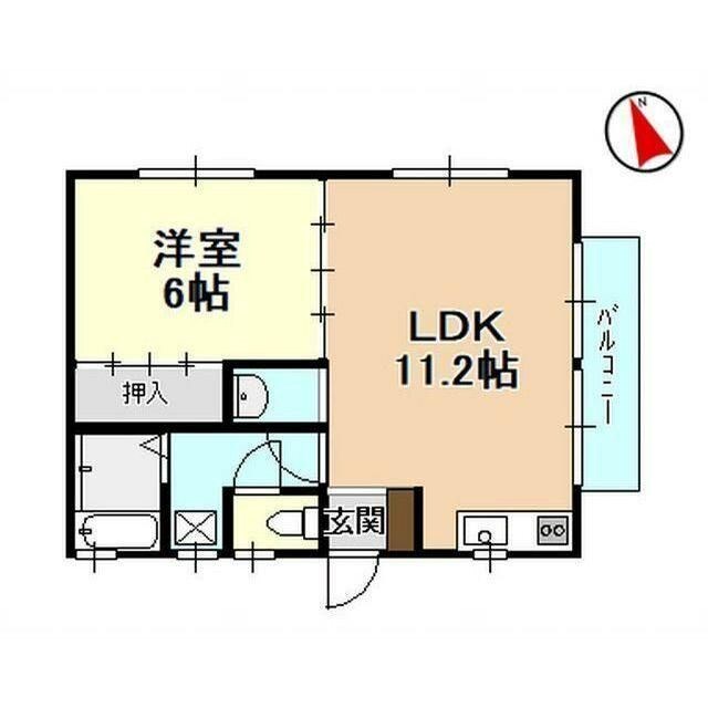 ハイツアセンド 間取り図
