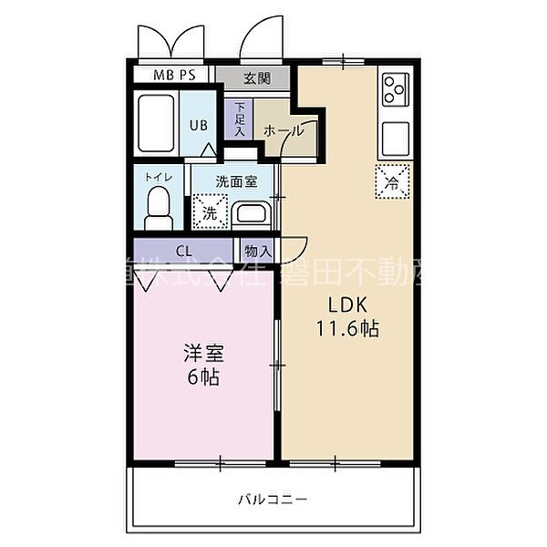 シャトレ十番館 間取り図