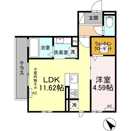 F-Grande十軒 間取り図