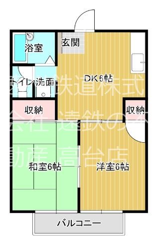 高林ハイツ 間取り図