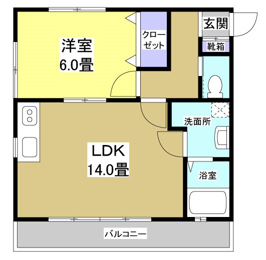 蜆塚ヴィラージュ 間取り
