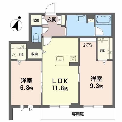 ヴィアソーレ 間取り図