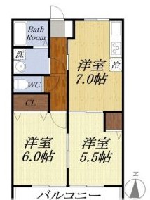 ヤマユウハウス徳光 間取り図