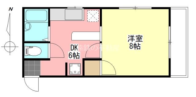 ヴェルヌーブⅡ 間取り図