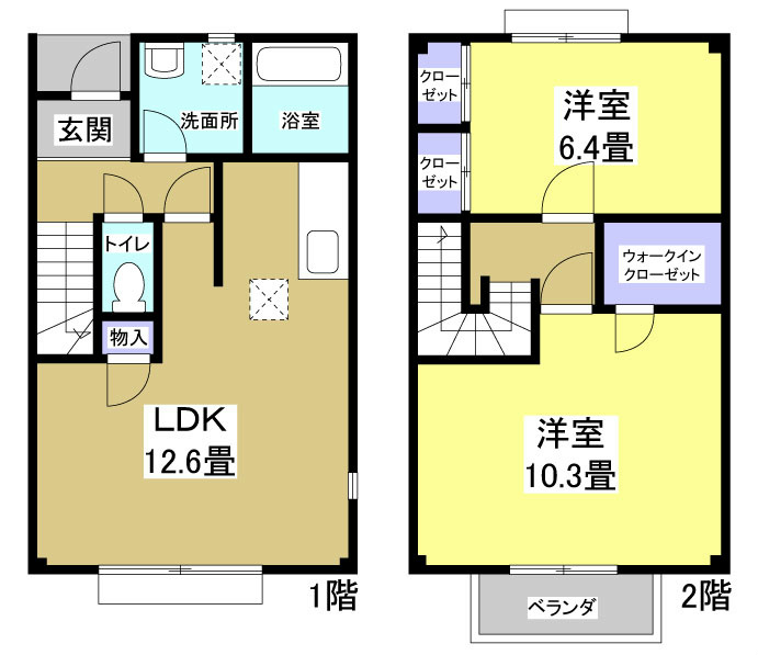 ブリエDu 7号室 間取り