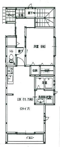 アルコバレーノ 101号室 間取り