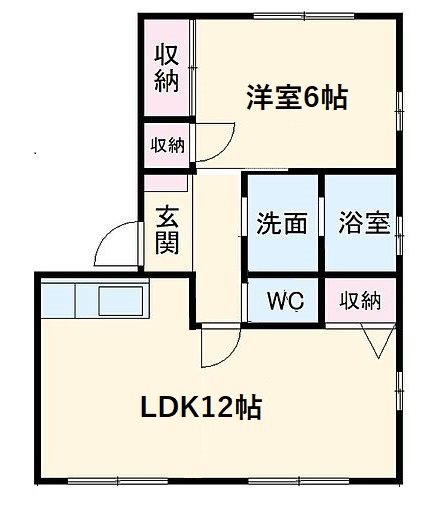 フレグランス西山 間取り図