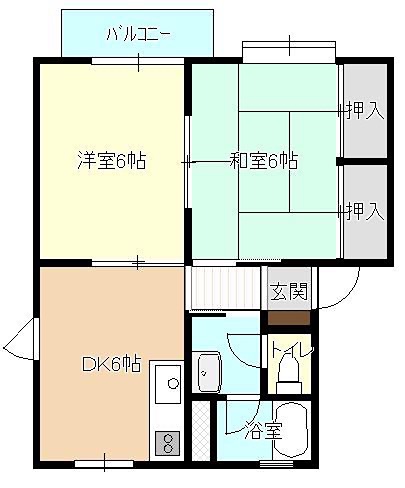 ベルトゥリーⅠ 間取り図