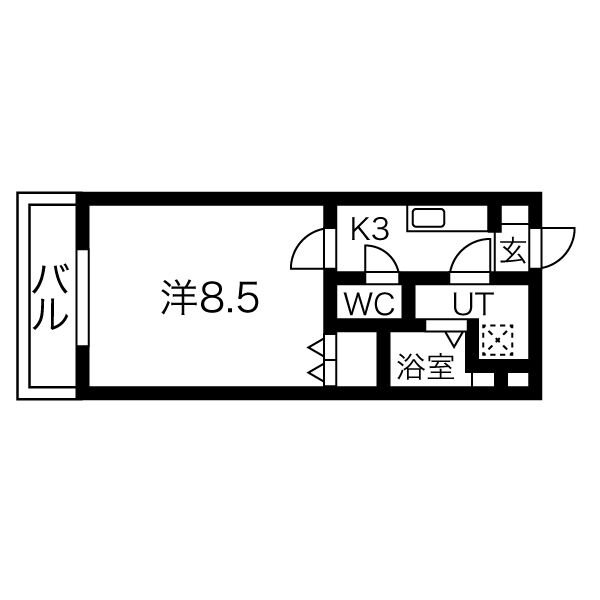 アクティヴⅠ 間取り