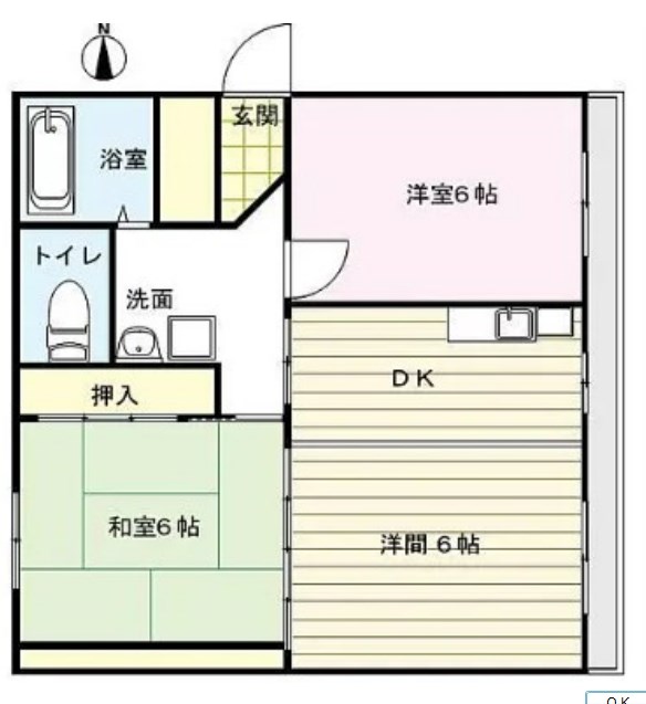 サウスステーション 203号室 間取り