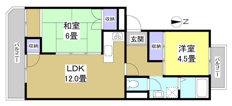 国府台レジデン 間取り図