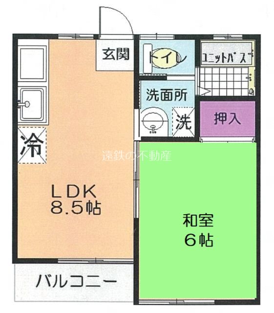 MP-Ⅱ番館 101号室 間取り