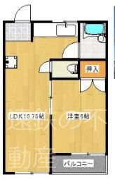 コーポヒサジマ 北棟 間取り図