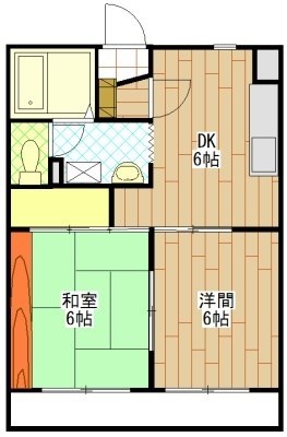 ＭＡＮＳＩＯＮ　ＥＶＥＲ　ＧＲＥＥＮ 間取り図