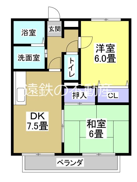 グランステージ 203号室 間取り