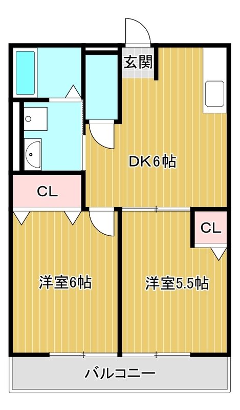 シティハイムアサダ 102号室 浜松市中区上浅田[アパート 1階 2DK 5.2万