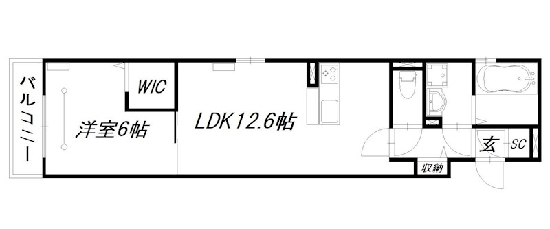 フロイデミーツ曳馬 間取り図