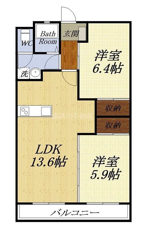 サンパティークK 間取り
