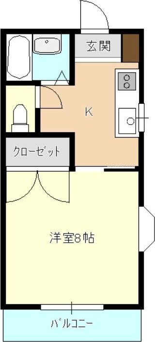 溜屋ハイツV(たまりやハイツV) 間取り図