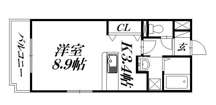 グランジャルダン 間取り図