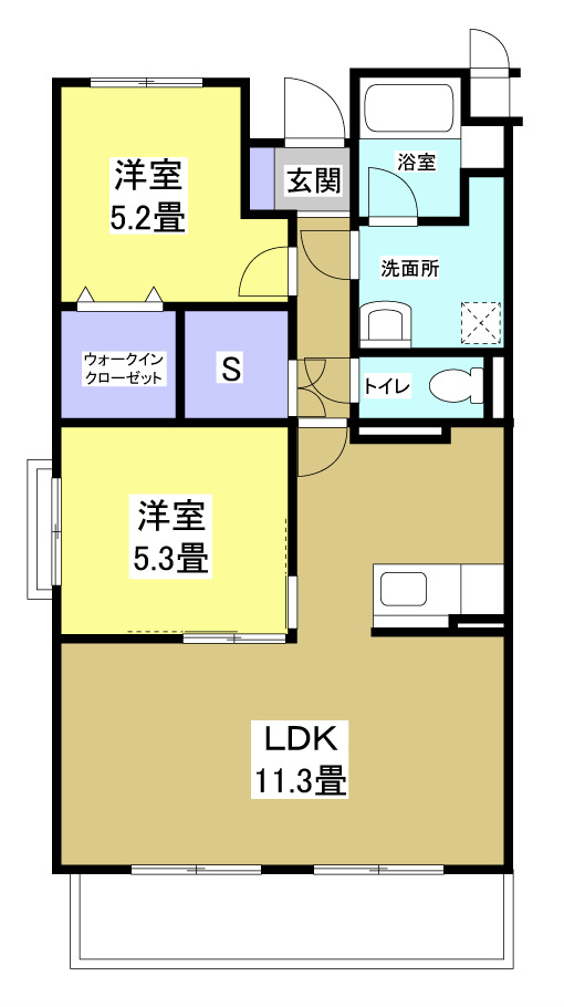 RICKY-22 間取り図